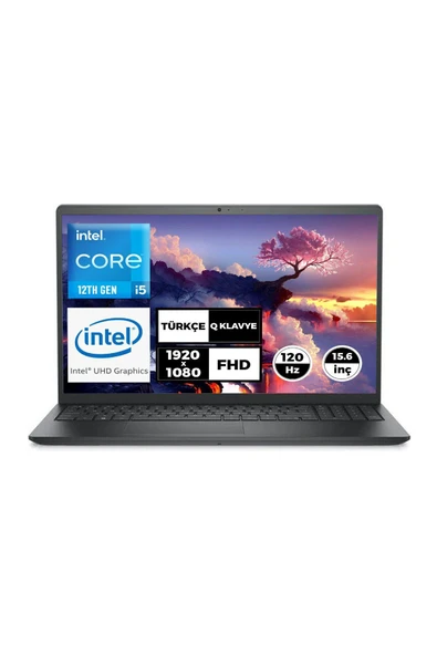 Vostro 3520 Core i5-1235U 16GB 512GB SSD 15.6" FHD Windows 11 Pro N5315PVNB3520U015 ürün görseli