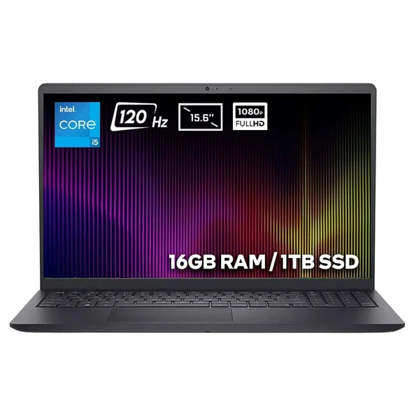 Inspiron 15 3520 Intel Core I5-1235U 16GB 1tb SSD 15.6 Inç Full Hd 120Hz IPS Ubuntu Taşınabilir bilgisayar (I35201003UV2) ürün görseli