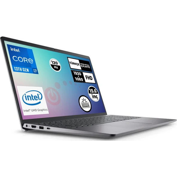 Vostro 3530 Intel Core I7-1355U 16GB 1tb SSD 15.6" Fhd 120Hz Freedos Taşınabilir Bilgisayar N1601PVNB3530U 003 - Resim 2