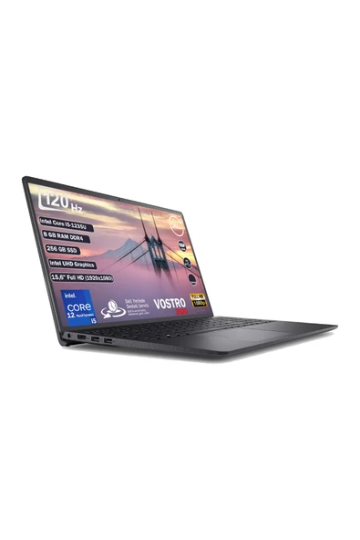 VOSTRO 3520 Intel Core i5-1235U 8GB 256GB SSD 15.6" FHD Ubuntu N1605PVNB3520U - Resim 2