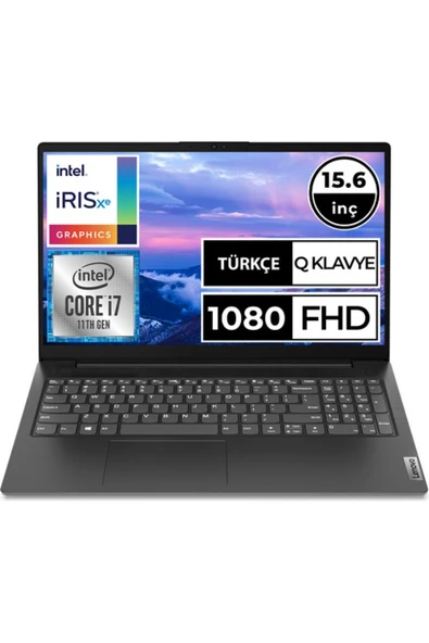 V15 G2 I7 -1165g7 16gb 512gb Ssd 15.6" Fhd Fdos Taşınabilir Bilgisayar 82kb00cbtx ürün görseli
