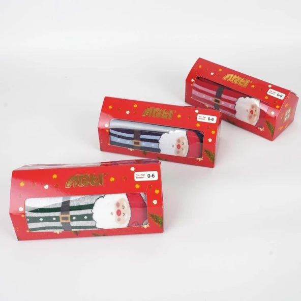 Artı Redimen Kutulu Havlu Bebek Külotlu Çorap 350200 Asorti ürün görseli 1