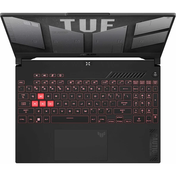 TUF Gaming A15 FA507NVR-LP157 AMD Ryzen 7 7435HS 16GB 512GB SSD RTX4060 Freedos 15.6" FHD Taşınabilir Bilgisayar - Resim 3