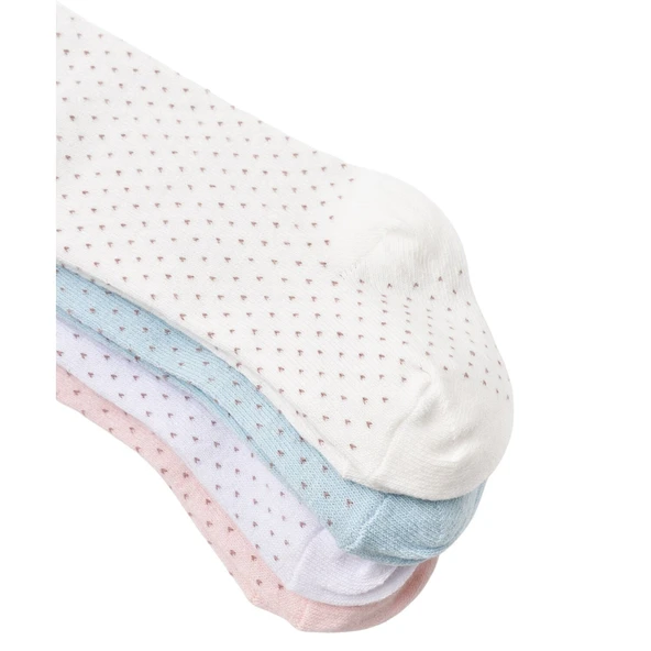 Bibaby Biorganic Klasik Puanlı Külotlu Çorap 68438 Mavi - Resim 3