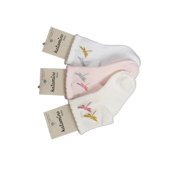 Katamino Tony Aks Kız Bebek Soket Çorap K20401 Asorti ürün görseli 1