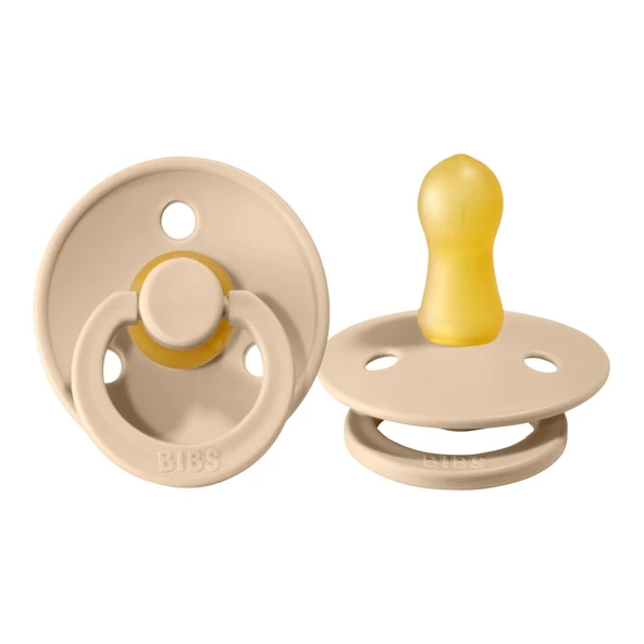 Bibs Colour Kauçuk Emzik 6-18 Ay Vanilla - 3