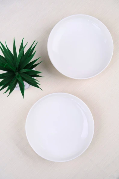 Tabak Evi Porselen Sofia Çukur Tabak 18,5cm 620cc 2 Lİ - Resim 2