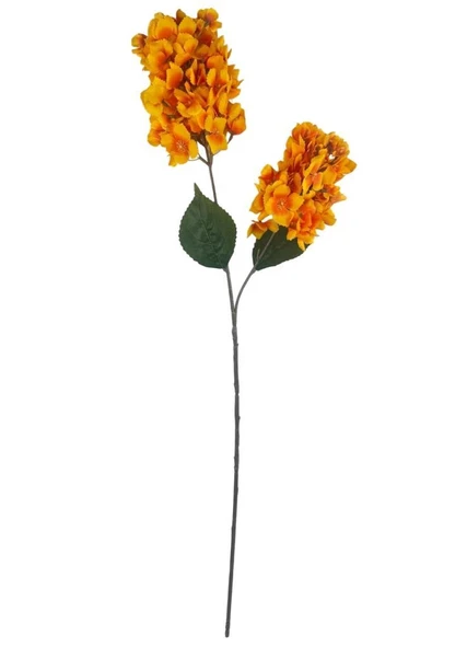 Yapay Çiçek Ortanca 90cm 2Toplu Somon Tek Dal Kumaş Çiçek Uzun Dal - Resim 2