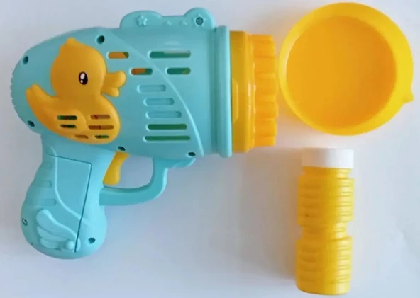 Pilli Köpük Baloncuk Makinesi Tabancası Yeni Tasarım Bol Köpük Süper Ördek Figürlü 23 ÇIKIŞLI - 3