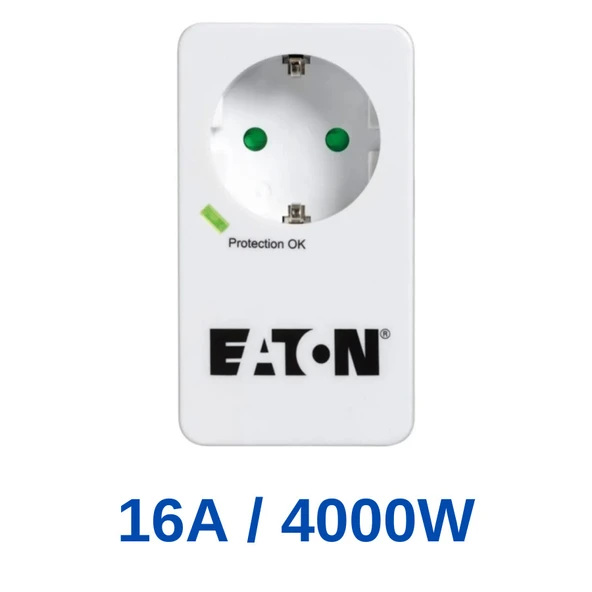 Eaton Akım Korumalı Tekli Priz (PB1D) ürün görseli 1