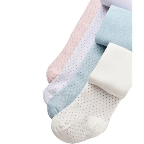 Bibaby Biorganic Klasik Puanlı Külotlu Çorap 68438 Ekru - 4