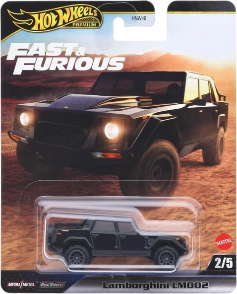 Hot Wheels Fast-Furious Premium Araba LAMBORGHINI LM002  HNW46 - JBL86 - 4