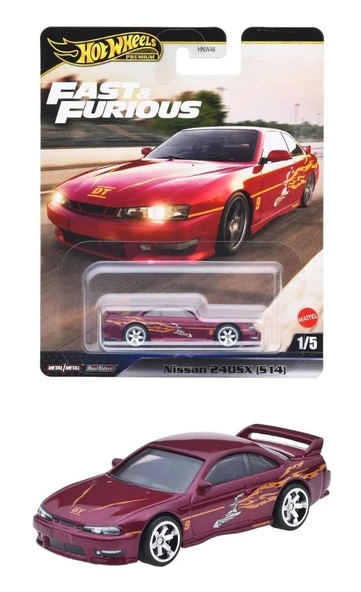 Hot Wheels Fast-Furious Premium Araba NISSAN 240SX (S14) HNW46 - JBL99