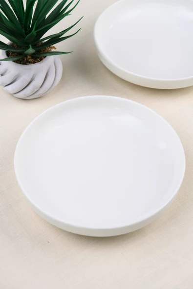 Tabak Evi Porselen Sofia Çukur Tabak 18,5cm 620cc 2 Lİ - Resim 3