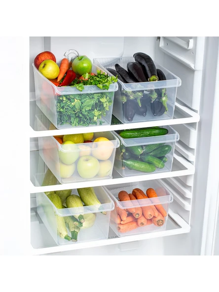 Porsima 3185 2li 8 Litre Dolap Içi ve Buzdolabı Içi Düzenleyici Banyo Mutfak Organizeri 20X32X7 cm - 2