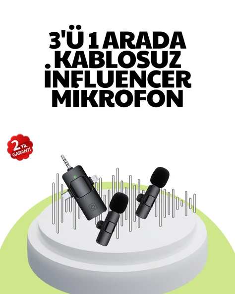 Çok Yönlü Mikrofon  Net Ses, Uzun Pil - 1