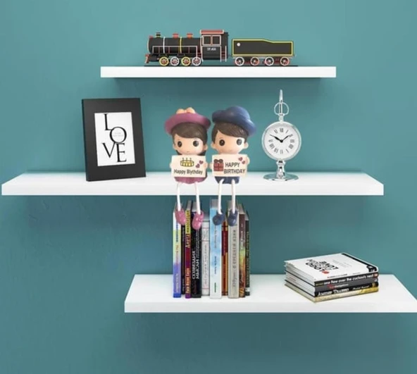 Sevgiliye Kız-Erkek Hediyelik Happy Birhday Baskılı Oturan Biblo - 2