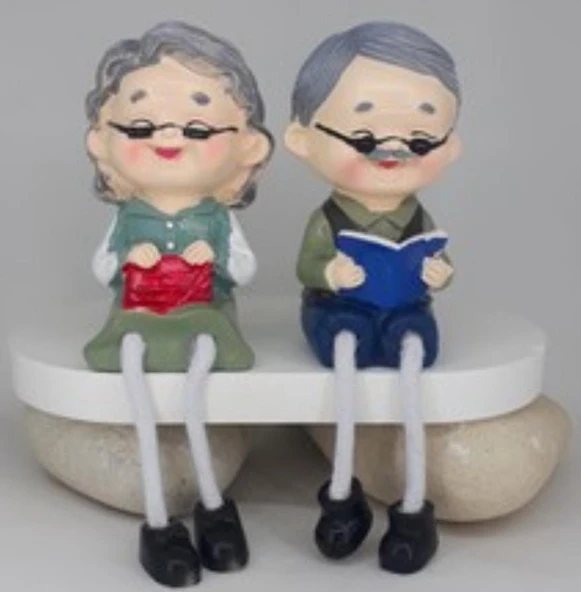 Dede Nine Dekoratif Biblo Hediyelik Süs Eşyası Dekorasyon Ürünleri