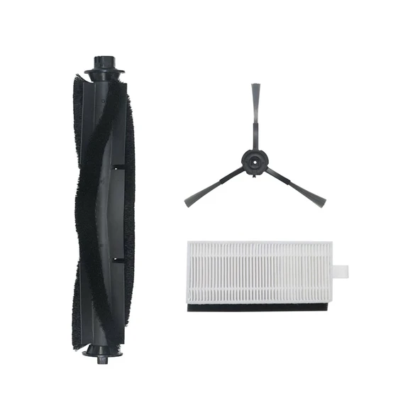 srfn ticaret Wiami Fx-10 Robot Süpürge Uyumlu Ana Fırça-Yan Fırça-Hepa Filtre Seti - 3 Parça ürün görseli