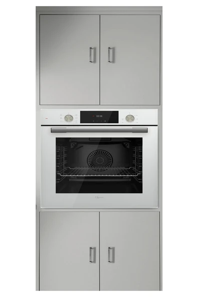 GL General Azure Beyaz Ankastre Set GLD-017B-GLO 036RSB-GLF64CB Buhar Destekli - Resim 8