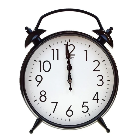 DUVAR VE MASA SAATİ SİYAH RENK