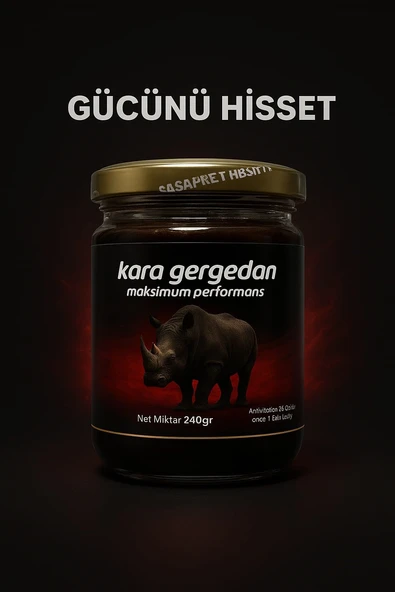 KARA GERGEDAN Maksimum Performans Macun 240 gr - 1