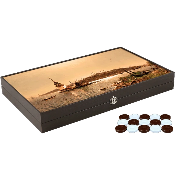 Özel Kızkulesi Tasarımı Tavla - Resim 2