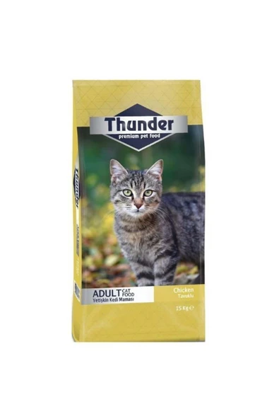 THUNDER  Tavuklu Yetişkin Kedi Maması 15 Kg ürün görseli