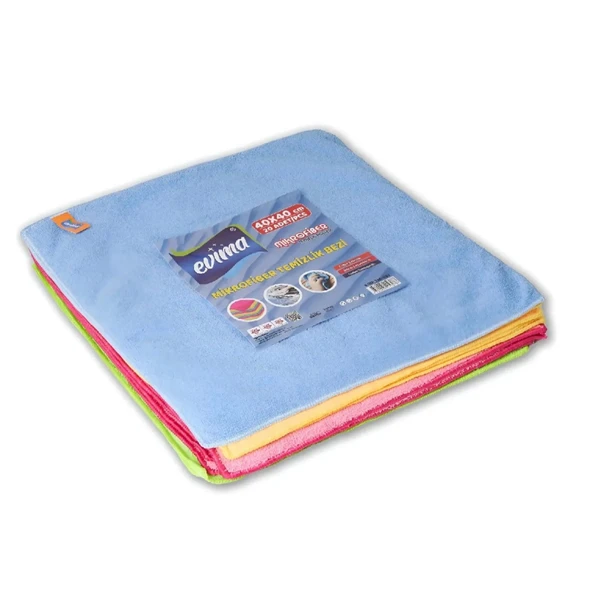 GOGOEY EVİMA TEMİZLİK MİKROFİBER BEZ 10'LU SET 40x40 CM TM-608 - Resim 4