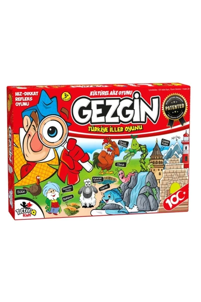 Kültürel Aile Oyunu Gezgin - Kutu Oyunu
