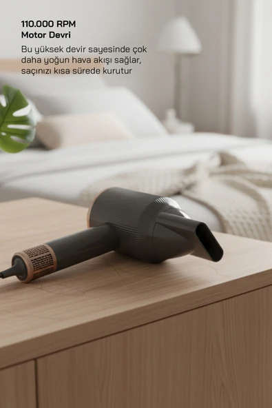 Sinbo SHD-1726 BLDC Saç Kurutma Makinesi - Gri - Resim 4