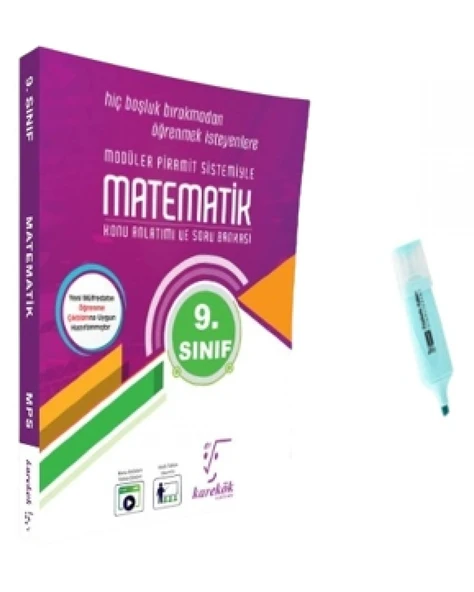 9.Sınıf Matematik MPS Konu Anlatımı Ve Soru Bankası (Yeni Müfredat)