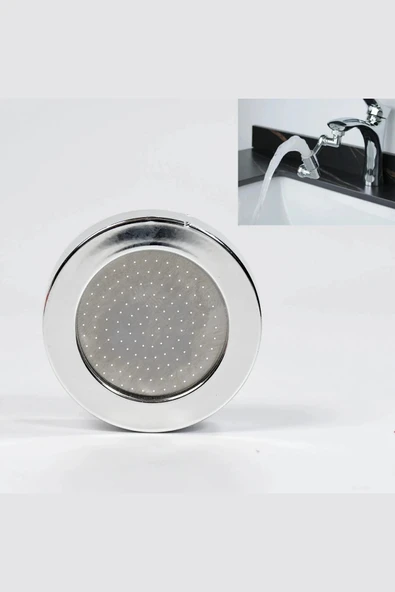 Filtreli Mutfak Banyo Musluk Başlığı 180 Derece Dönebilen Fonksiyonel Evrensel Büyük Boy - 7