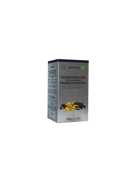 Avicenna Keçiboynuzu Özü ile Tatlandırılmış Propolis Zencefil 300 gr - 1