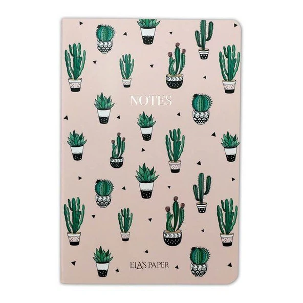 Kaktüs Pembe Notebook - Defter ürün görseli