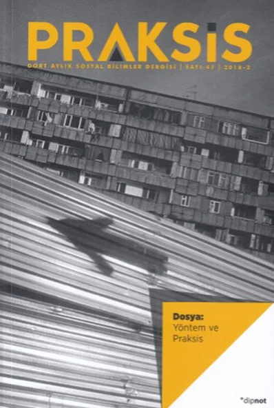 Praksis Sayı 47: Yöntem ve Praksis ürün görseli