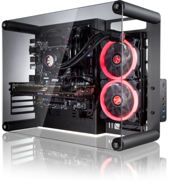 Raijintek PAEAN M Uzay Kasa Montajlı Tempered Glass Micro ATX Performans Kasası