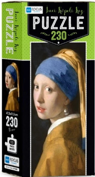 Blue Focus İnci Küpeli Kız - Puzzle 230 Parça - 1