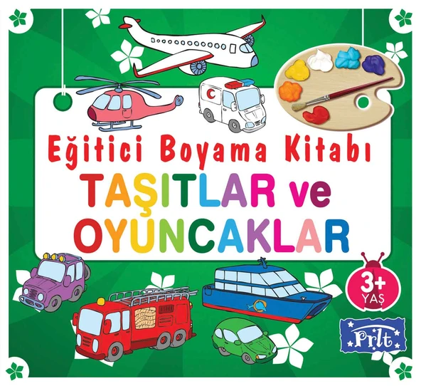 Eğitici Boyama Kitabı - Taşıtlar ve Oyuncaklar ürün görseli