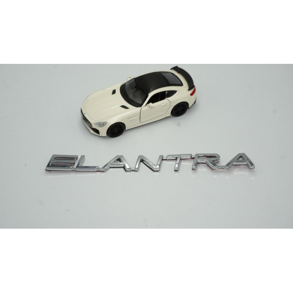 Hyundai Elantra Bagaj 3M 3D Krom ABS Yazı Logo Amblem - 2