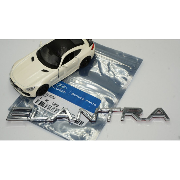 Hyundai Elantra Bagaj 3M 3D Krom ABS Yazı Logo Amblem - 7