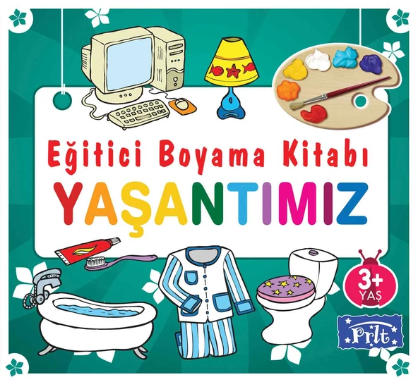 Eğitici Boyama Kitabı - Yaşantımız ürün görseli