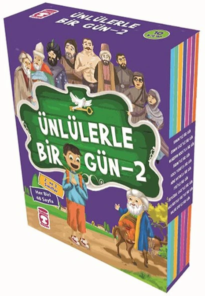 Ünlülerle Bir Gün 2 Seti - 10 Kitap Takım ürün görseli