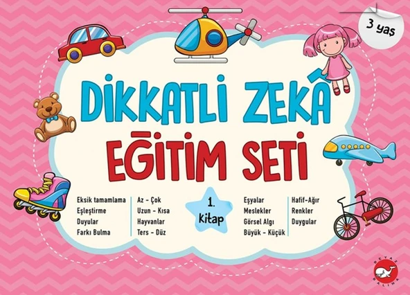 Dikkatli Zeka Eğitim Seti 1. Kitap 3 ürün görseli