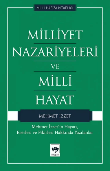 Milliyet Nazariyeleri ve Milli Hayat ürün görseli