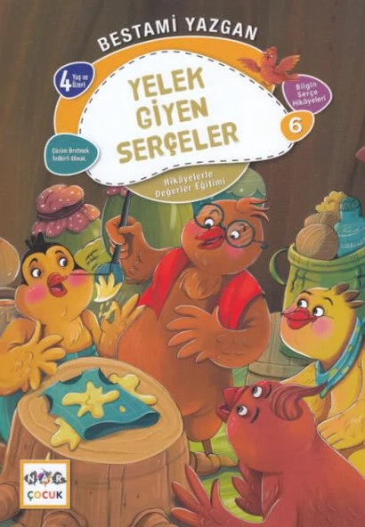 Yelek Giyen Serçeler - Bilgin Serçe Hikayeleri 6 - Hikayelerle Değerler Eğitimi ürün görseli