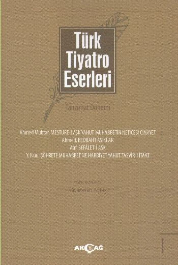 Türk Tiyatro Eserleri 1 / Tanzimat Dönemi ürün görseli