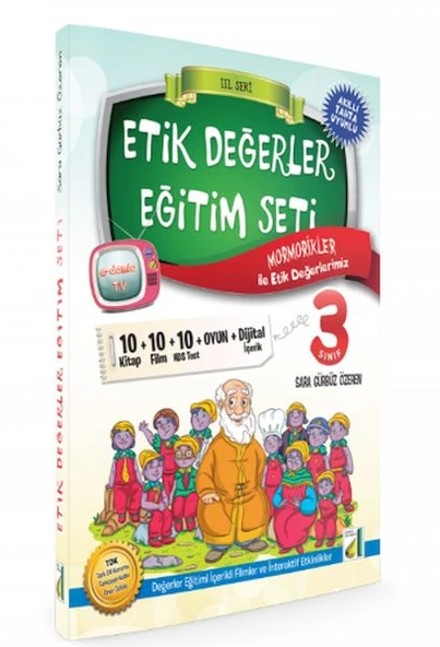Damla 3. Sınıf Etik Değerler Eğitim Seti ürün görseli