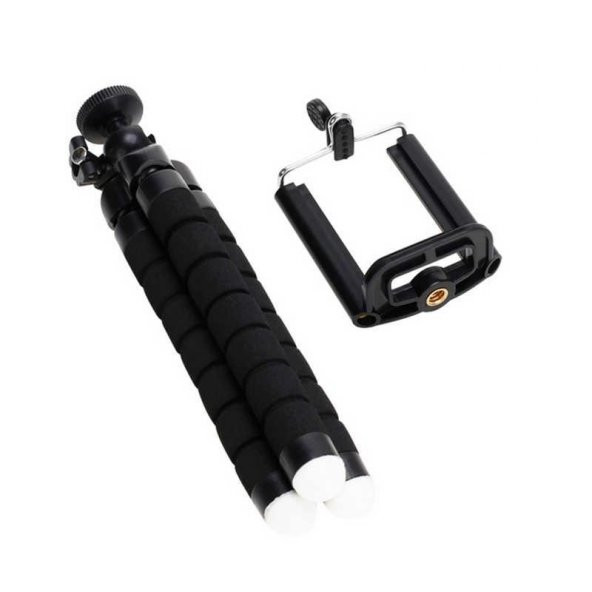 Cep Telefon Tutucu Akrobat Katlanabilir Ahtapot Tripod Stand Sünger Ayaklı TR-4 - 7
