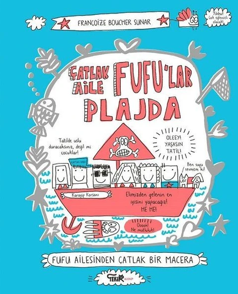 Çatlak Aile Fufu'lar Plajda - Fufu Ailesinden Çatlak Bir Macera ürün görseli 1